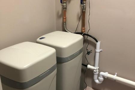 A recent installation of a Hague Watermax water softener system in a hotel accommodation in Bournemouth.