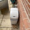 Water Softener  Installed Outside the House In a Box